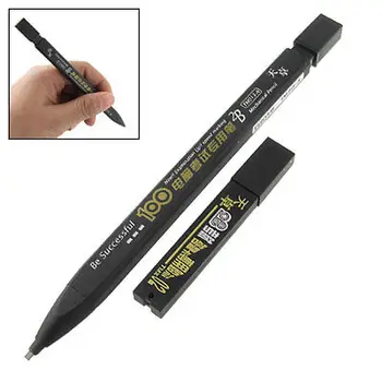 

School Office 2B Exam Black Mechanical Pencil w Refill Leads