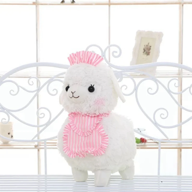 45 см Alpacasso грязевая лошадь горничная Альпака плюшевые игрушки милые чучело овцы Дети кукла подарок на день рождения - Цвет: 3