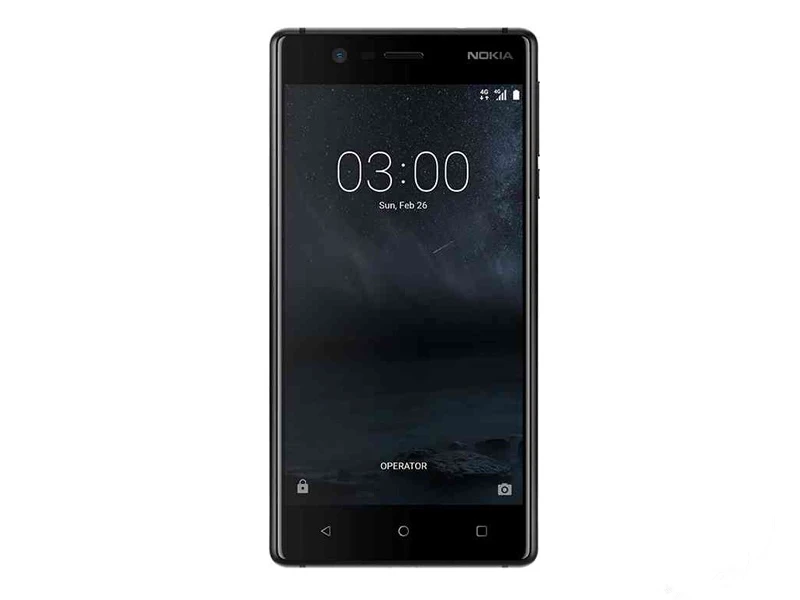 Nokia 3 LTE, 4G, 16G rom, 2G ram, Android, четыре ядра, 5 дюймов, одна sim-карта, 720 P, МП, сенсорный экран, смартфон, мобильный телефон