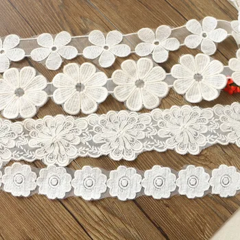 

4-6CM1yard Lace High Quality 100% Cotton Lace Fabric Free Shipping