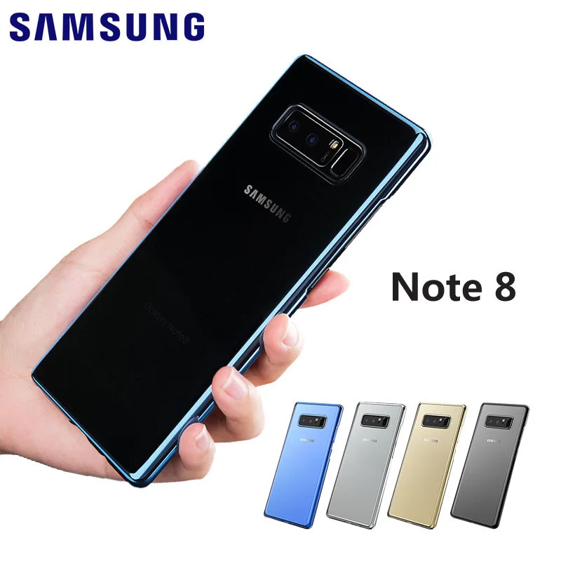 

Original Samsung Clear Metal Note 8 Case Cover Metal Protect Suit For Samsung Galaxy Note 8 N950 100% Original No Package
