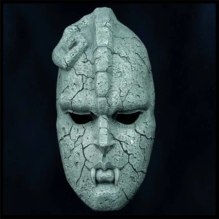 

Hot Sale100% Top Quality Resin Cosplay Halloween Mask JOJO's Anime Bizarre Adventure Resin Mask Ghost Mask Gifts Free Shipping