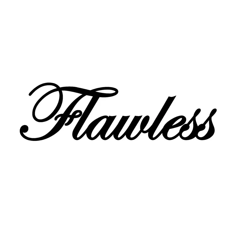 16*5CM FLAWLESS Fashion Car Styling Decals Funny Vinyl Decorative Car