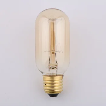 

Creative T45 Retro Edison bulb E27 incandescent bulb 110v 220v 40w filament lamp Edison light for Coffee bar restaurant