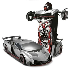 Модели спортивных автомобилей Робот-трансформер преобразования электрический пульт дистанционного управления автомобиля игрушки transformes деформация Rc игрушки для детей, подарок
