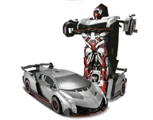 Sports Car Models Deformation Robot Transformation Electric remote control car toys transformes Deformation Rc Toys for Kid Gift