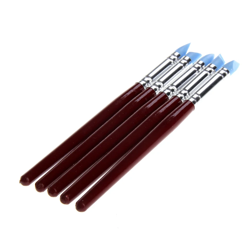 

5pcs/set Sculpting Tools Cake Oils Rubber Pen Brush Tool Nail Art Craft Pottery Clay Tools Carving Sculpture
