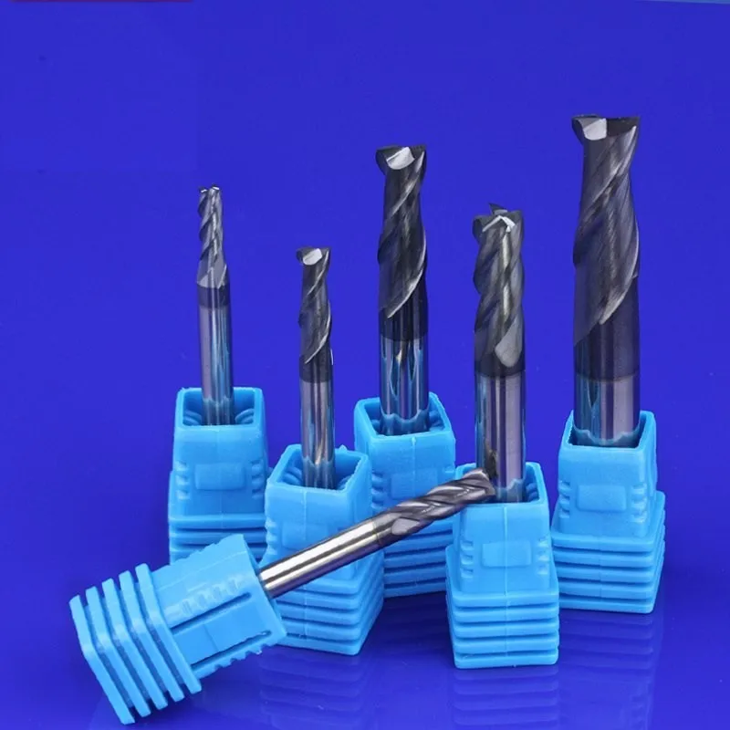 1PC New arrival! 2 flutes flat end milling cutter R1.5*4.5L1*50L*4D