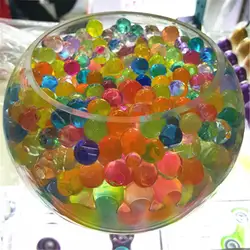 Цветной orbeez мягкие кристалл воды Пейнтбол 9000 шт./пакет пистолет пуля расти воды бусинами расти шары водяной пистолет игрушка для Чайлдс