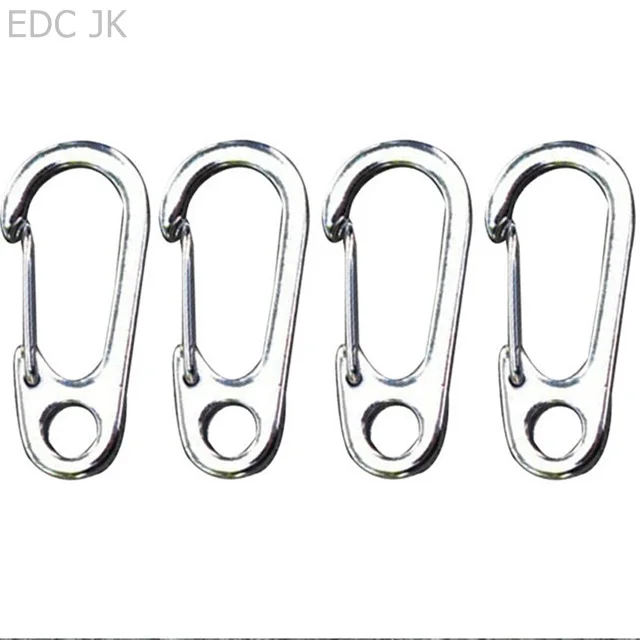 

Backpack Keychain Survival Kits D Shape Carabiner Outdoor Spring Clasp EDC Bottle Hook Tactical Hanging Padlock Key Chain Buckle