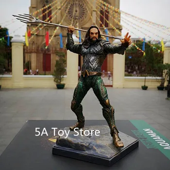 

DC Justice League Superhero Aquaman Arthur Curry PVC Action Figure Collectible Model Toy
