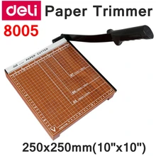 [ReadStar] Deli 8005 ручной триммер для бумаги размер 250x250 мм(1" x 10") Большой триммер для бумаги с резаком для бумаги