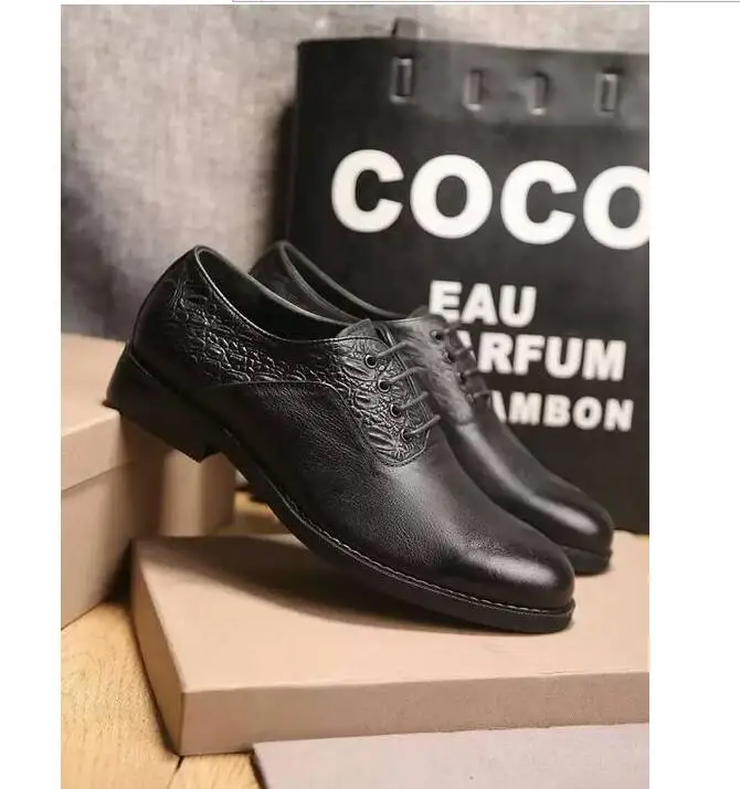 

Real leather Genuine Leather shoes Fashion driving shoes Men Loafers Moccasins Lace Up Men's Flats for men