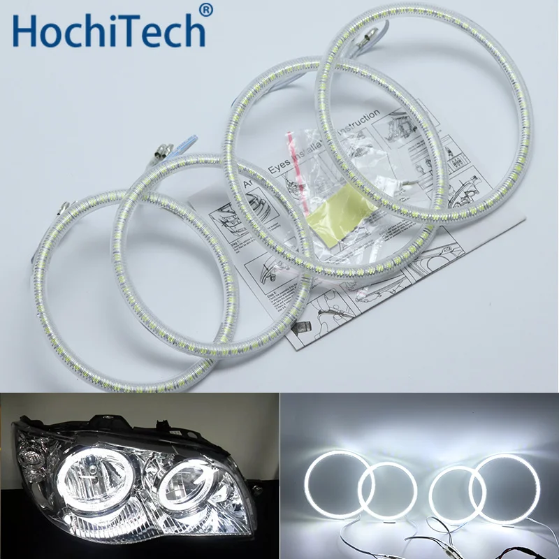 

Ultra bright SMD white LED angel eyes halo ring kit daytime running light DRL for Fiat Albea 2005-2012