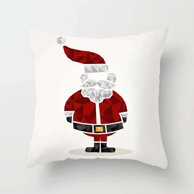 Рождественская наволочка для подушки с принтом, Рождественский чехол для подушки, наволочка для дивана, декоративная наволочка для дома, НОВАЯ РОЖДЕСТВЕНСКАЯ наволочка для подушки