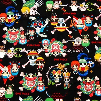 

140*50cm1pc 100%Cotton Fabric Skull Piece Print Fabric Telas Patchwork Fabric Sewing Materia DIY Baby Women Clothing Quilting