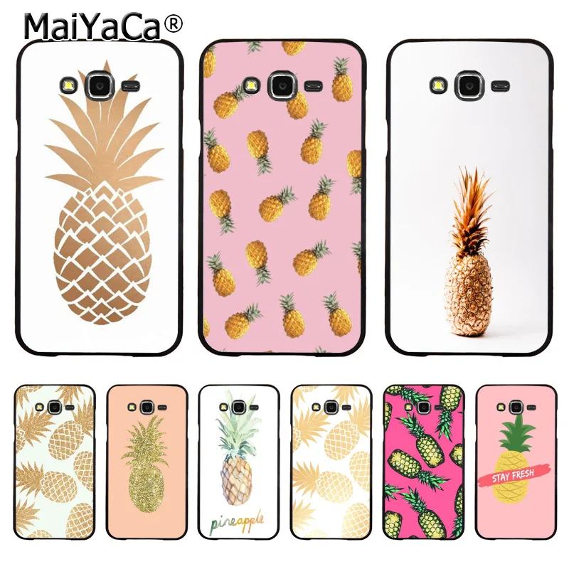 MaiYaCa золотой розовый ананас новейший модный роскошный чехол для телефона samsung J7