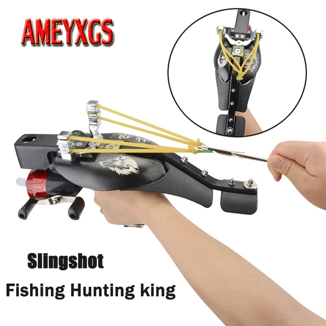 1pc Hunting Archery Fishing Slingshot Set Powerful Bowfishing