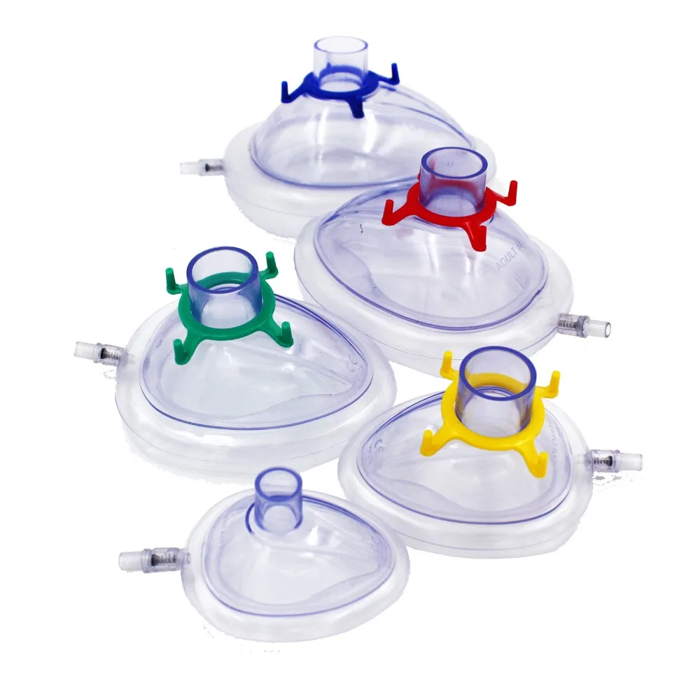 5pcs/pack Medical Disposable Anesthesia Mask with Value ...