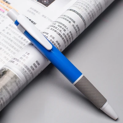 1 шт. Шариковая ручка для печати мультяшный пластиковый подарок для рекламы ручка новинка игрушки ручки для детей Подарки офисные принадлежности для написания ручек - Цвет: Blue