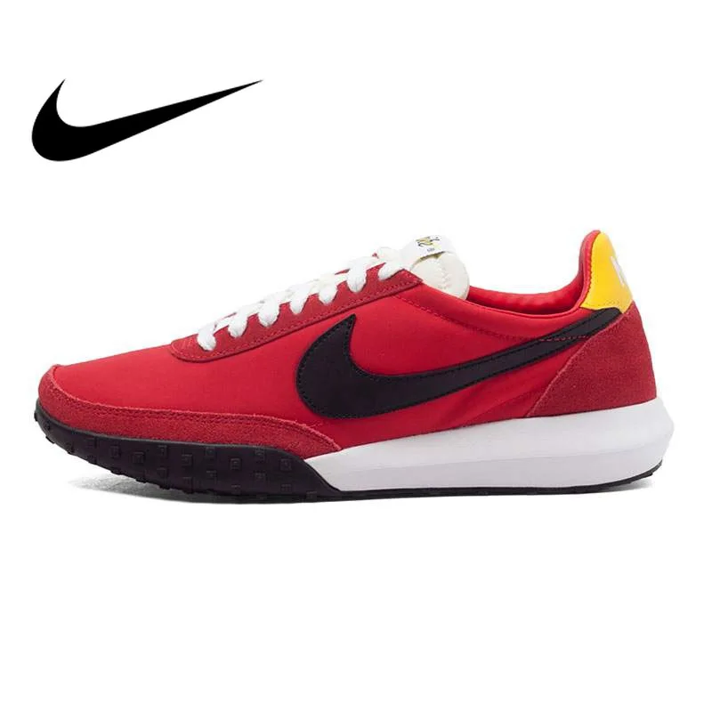 

Official Original NIKE ROSHE WAFFLE RACER NM Men's Running Shoes Sneakers Red Sport Outdoor Walking Jogging Sneakers comfortable