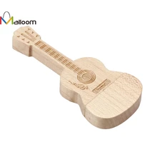 Malloom Новое поступление USB 3,0 8 GB PC аксессуары деревянный флеш-накопитель ручки диски деревянная гитара U диск