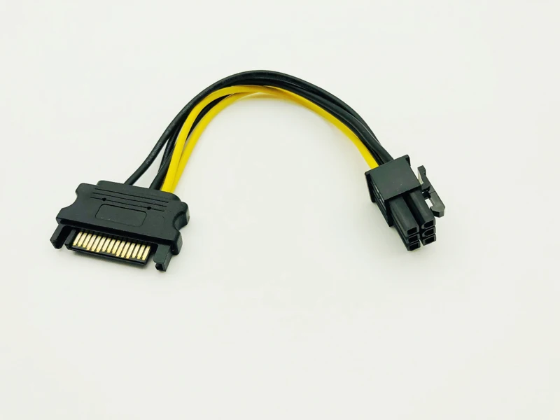 Super stable VER006C PCIE Riser PCI E Express 1x to 16x Graphics Card Riser Adapter SATA to 6pin IDE Power Supply For BTC Mining