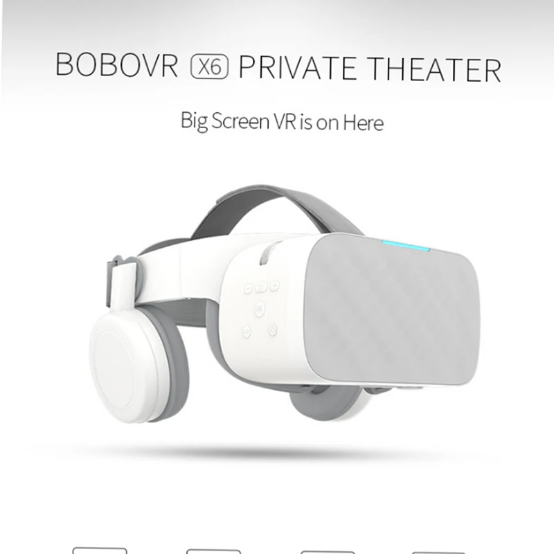 

BOBOVR X6 Virtual Reality All in One VR Binocular 2.5K HD VR Headset Android 2GB/16GB Foldable 3D Glasses Helmet NEW