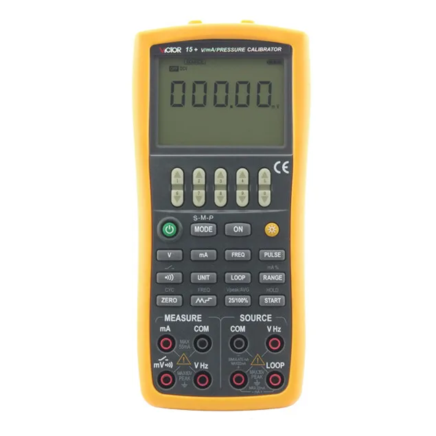 

VICTOR VC15+ Current/Voltage/Pressure Multifunction Calibrator
