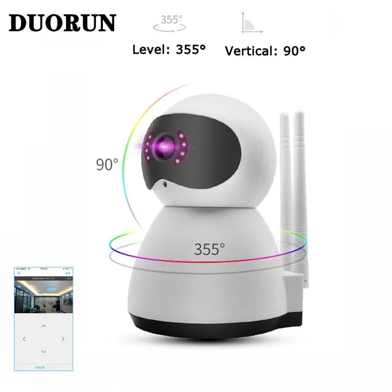 

DUORUN Mini Home Security IP Camera Wifi HD CCTV Surveillance Camera Wireless 1080P 720P Network Smart Night Vision Baby Monitor