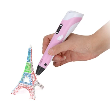 

DIY 3D Pen with LCD Screen 1.75mm PLA Filament 5V 3D Drawing Printing Pens Arts canetas criativa Gadget for Kids Birthday Gifts