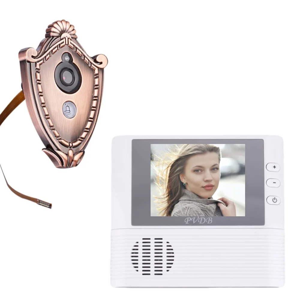 

2019 mirillas para puertas digital peephole 2.8 inch LCD 3X Zoom Doorbell Photos Taking 0.3 Megapixel camera mirillas digitales