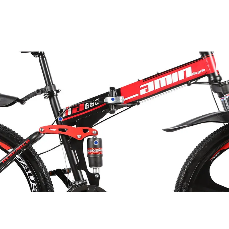 Mountain Bike Adult Folding Mountain Bike Sports Car Double Shock Men and Women Students Speed Racing Mountain Bike Adult Folding Mountain Bike Sports Car Double Shock Men and Women Students Speed Racing