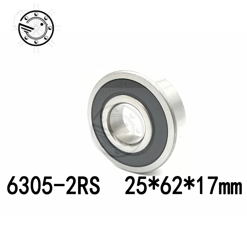 

Free shipping 6305RS Bearing (1 PCS) 25*62*17 mm Deep Groove 6305-2RS Ball Bearings 6305RZ 180305 RZ RS 6305 2RS 25x62x17mm