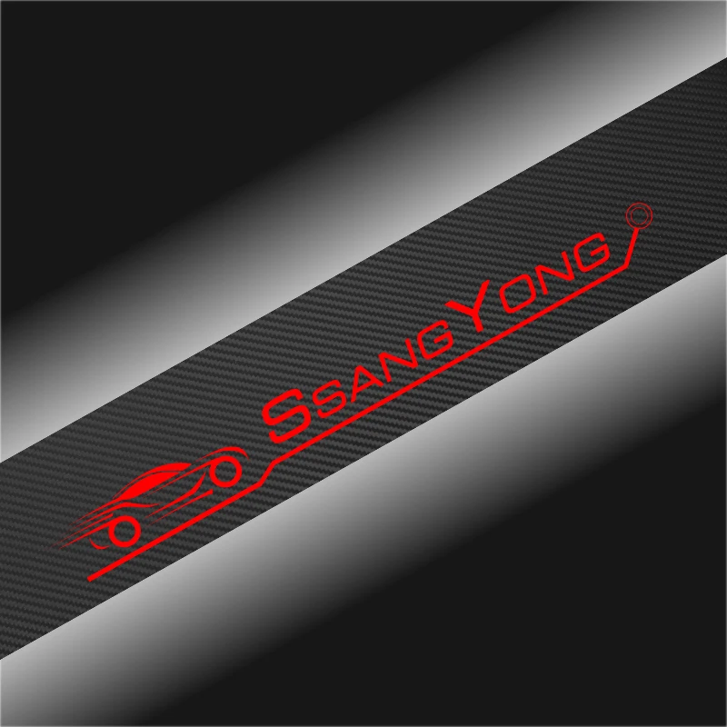 135 см X 20 см Автомобильная наклейка на ветровое стекло наклейка для Ssangyong kyron Rexton, Korando actyon Авто Наклейка для автомобиля спортивный стиль