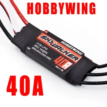 

10PCS/lot HIGH QUALITY Hobbywing 40A Speed Controller ESCSkywalker wholesale RC Airplane