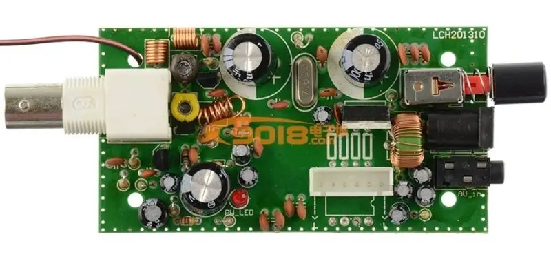 12V цифровой светодиодный BH1415F FM радио PLL стерео fm-передатчик модуль 87-108 МГц 100 м