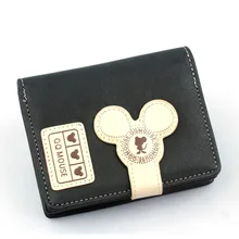 Женский кошелек Микки, Детская сумка, держатель для карт, кошелек, детский мультяшный кошелек для денег из искусственной кожи, женские кошельки, визитница, кошелек для карт