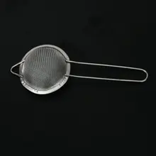 MEOF двухслойная сетка сито для муки с ручкой из нержавеющей стали