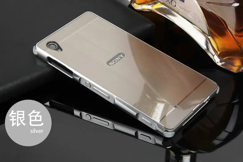 Роскошный Матовый металлический каркас бампер для sony Xperia Z1 L39H C6903 5," противоударный чехол для телефона Capa