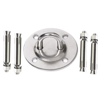 

Ceiling Mount Anchor Stainless Steel Fixed Buckle Hammock Hanging Plate for Swing Strength Training QJS Shop