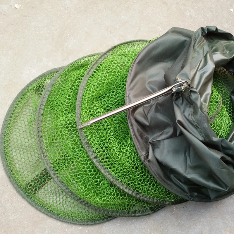

5 Layers Folding Fishing Care Creel Tackle Fishing Net Nylon Foldable Crab Fish Trap Cast Net Cast Foldable Fishing Network A007