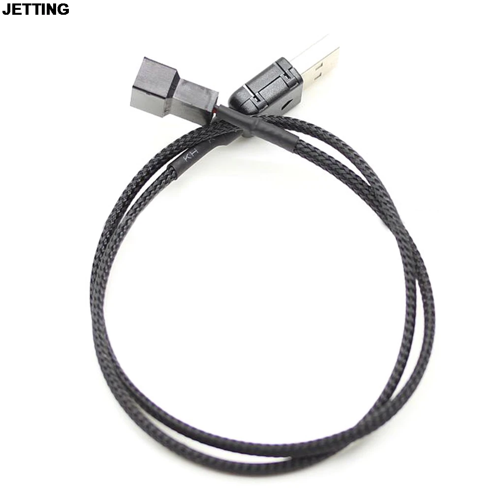 JETTING 1 pc Adapter Cable USB A male to Fan 3 Pin 3pin /4 Pin 4pin