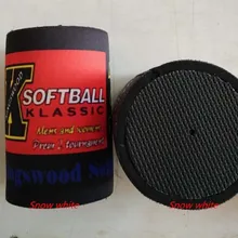 500 шт./лот индивидуальный логотип/Рисунок, нанесенный пива охладители, короткими владельцам одноцветное База для рекламных подарок