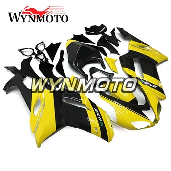 

Full ABS Plastic Injection Yellow Black Strip New Motorcycle Fairings For Kawasaki ZX 6R 636 Year 07 08 2007 2008 Cowlings
