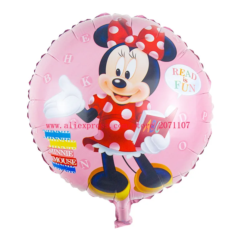 Mickey,Minnie Mouse Theme Birthday Party 18/" Foil Air or Helium Fill Baloons new