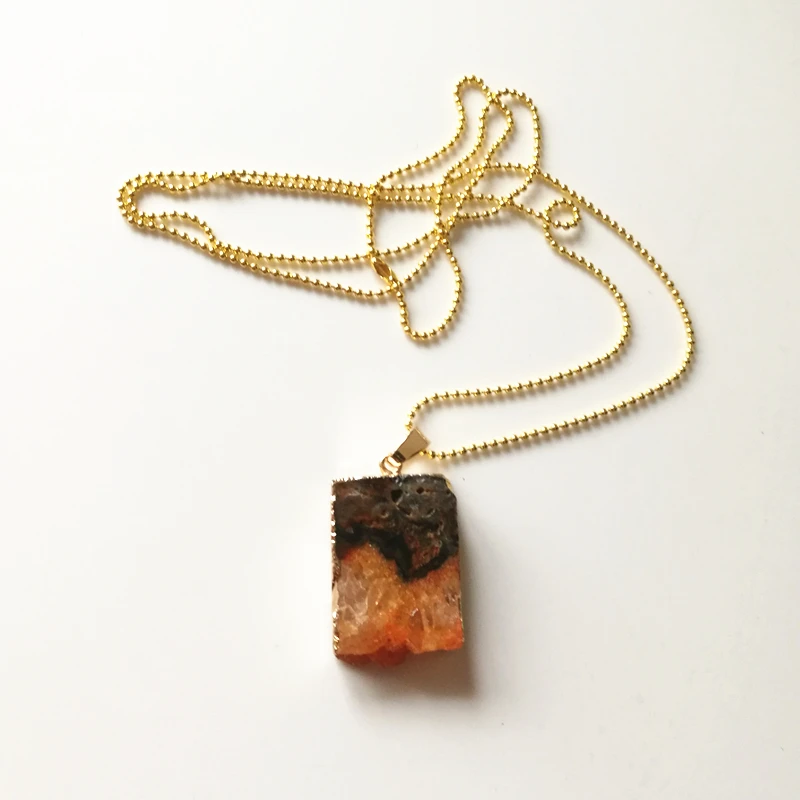 Druzy Irregular Random Natural Amethysts Quartz Geode Pendant necklace | Украшения и аксессуары