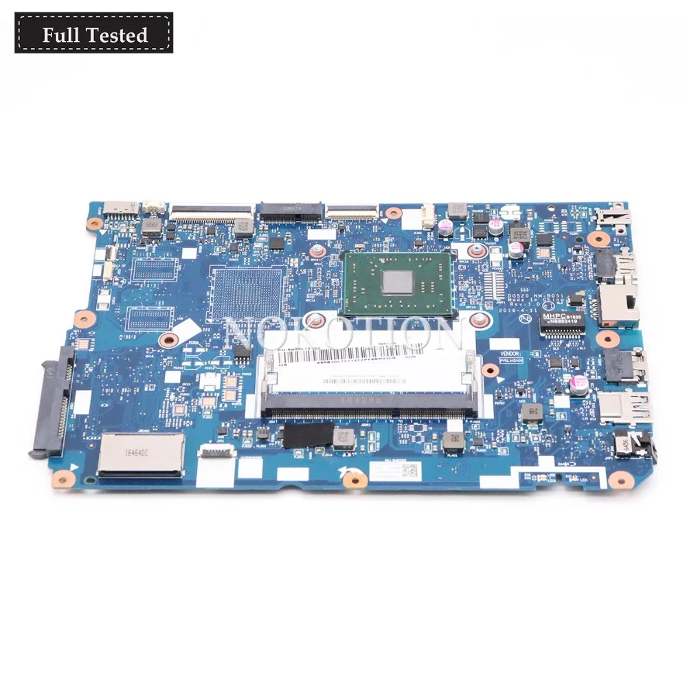 NOKOTION الرئيسي مجلس لينوفو Ideapad 110-15ACL اللوحة المحمول DG520 NM-B051 مع A4-7210 CPU DDR3 اختبار كامل