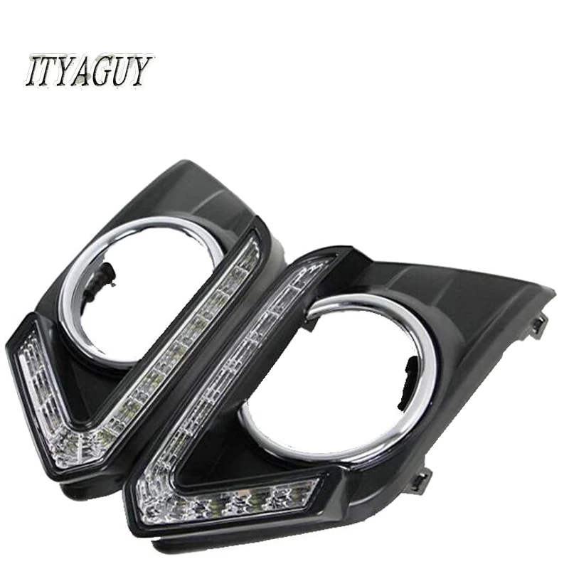 

For Nissan X-trail Xtrail X trail T32 2014 2015 2016 Daytime Running Light with Yellow Turning Signal Function Relay Waterproof