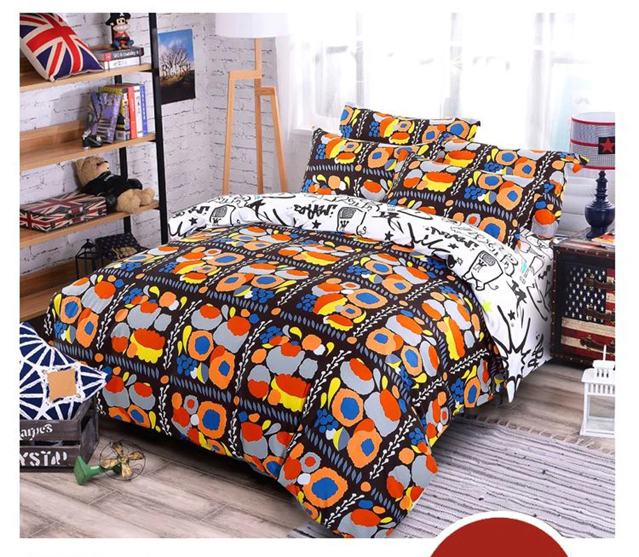 

100 Bed Sheets Cotton Plaid Bedding Sets Plaid De Lit Queen Duvet Cover Cotton Desinger Bed Lines Bed Cover Linen Home Bed